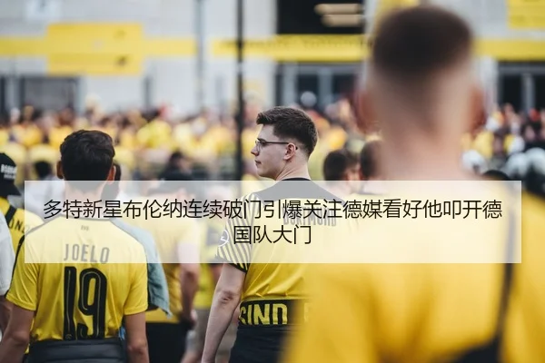 多特新星布伦纳连续破门引爆关注德媒看好他叩开德国队大门